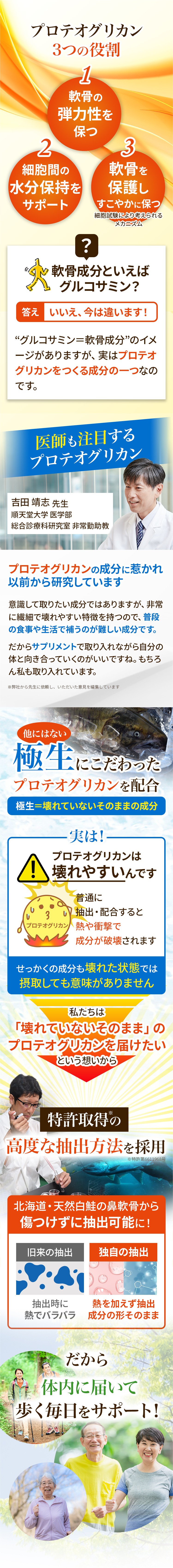 プロテオグリカン3つの役割