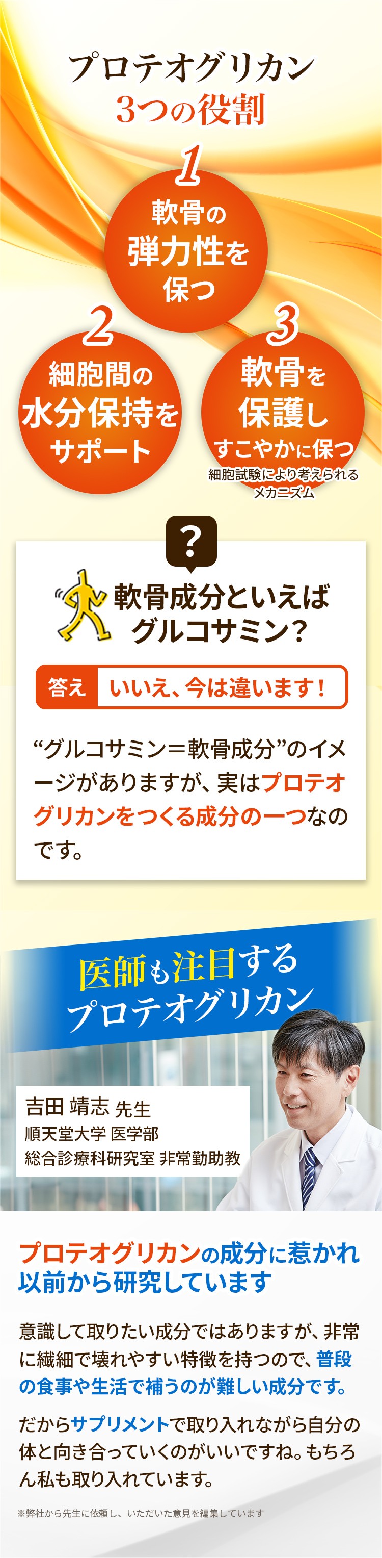 プロテオグリカン3つの役割