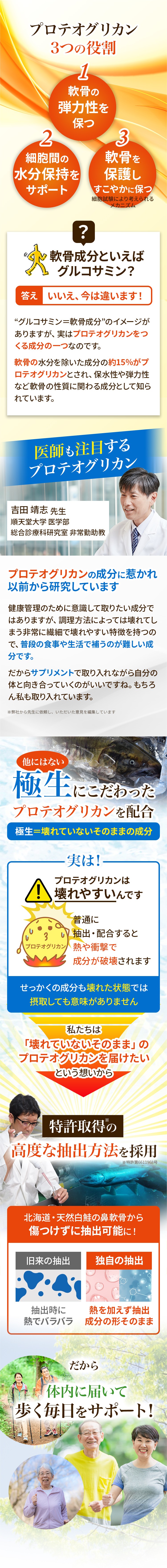 プロテオグリカン3つの役割