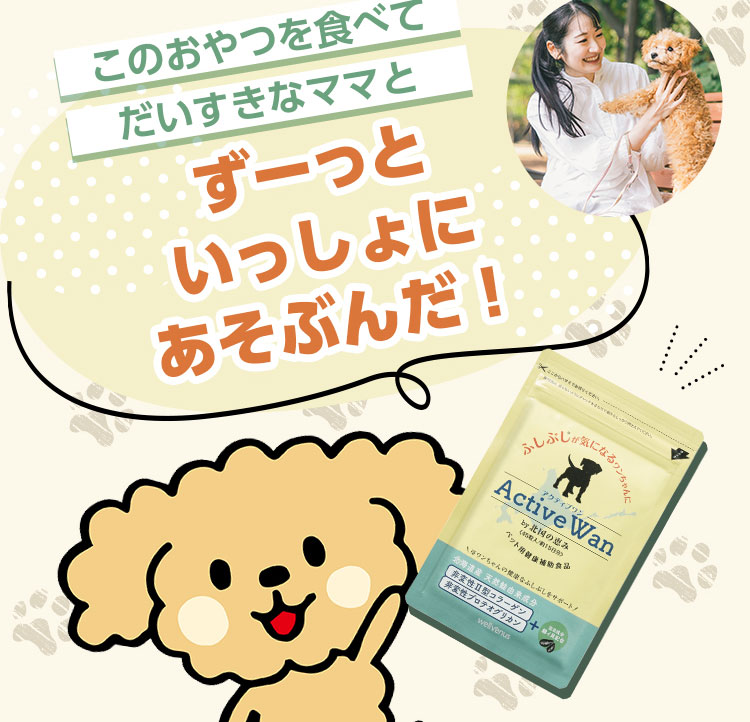 大切な家族にいつまでも走り回れる喜びを