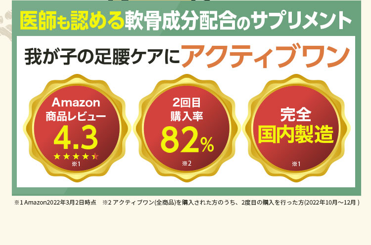 医師も認める軟骨成分 プロテオグリカン配合足腰サプリメント