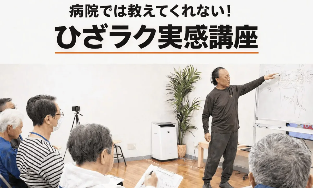 ひざラク実感講座　監修：スポーツ医科学　原田一志先生